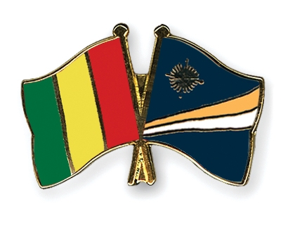 Fahnen Pins Guinea Marshallinseln