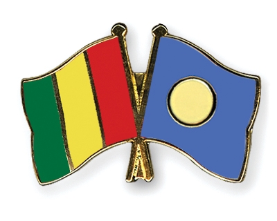 Fahnen Pins Guinea Palau