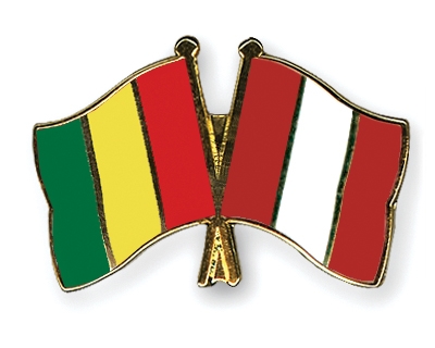 Fahnen Pins Guinea Peru