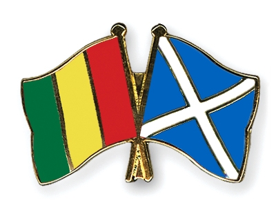 Fahnen Pins Guinea Schottland