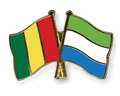 Fahnen Pins Guinea Sierra-Leone