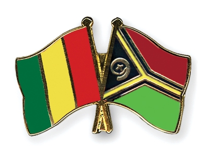 Fahnen Pins Guinea Vanuatu