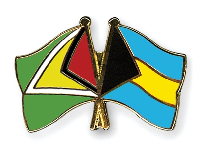 Fahnen Pins Guyana Bahamas