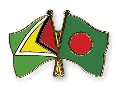 Fahnen Pins Guyana Bangladesch