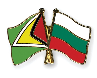 Fahnen Pins Guyana Bulgarien