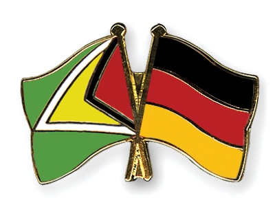 Fahnen Pins Guyana Deutschland