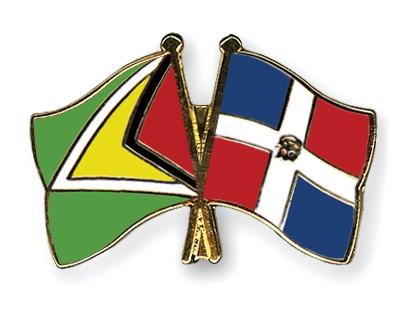 Fahnen Pins Guyana Dominikanische-Republik