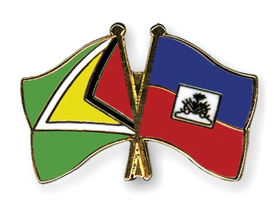 Fahnen Pins Guyana Haiti