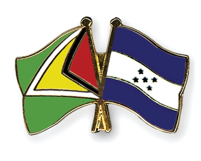 Fahnen Pins Guyana Honduras