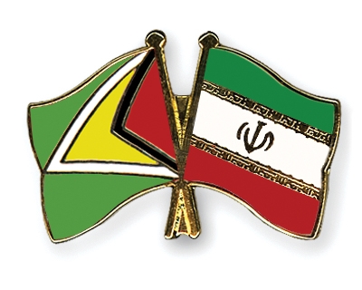 Fahnen Pins Guyana Iran