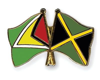 Fahnen Pins Guyana Jamaika