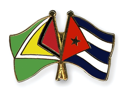 Fahnen Pins Guyana Kuba