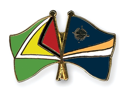 Fahnen Pins Guyana Marshallinseln