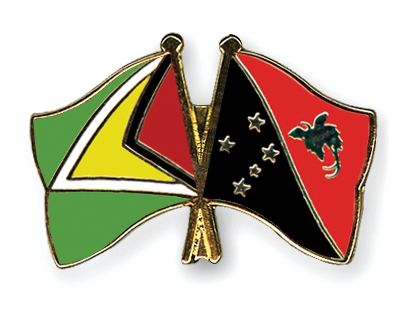 Fahnen Pins Guyana Papua-Neuguinea