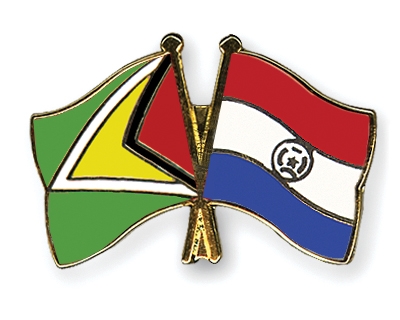 Fahnen Pins Guyana Paraguay