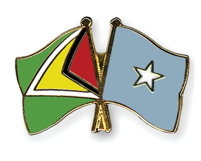 Fahnen Pins Guyana Somalia