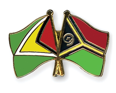 Fahnen Pins Guyana Vanuatu