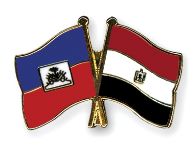 Fahnen Pins Haiti gypten