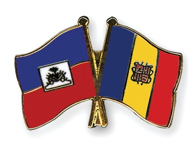 Fahnen Pins Haiti Andorra