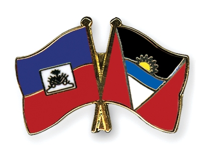 Fahnen Pins Haiti Antigua-und-Barbuda