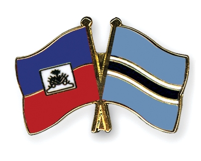 Fahnen Pins Haiti Botsuana