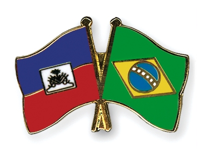 Fahnen Pins Haiti Brasilien
