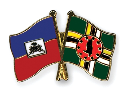 Fahnen Pins Haiti Dominica