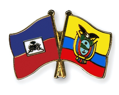 Fahnen Pins Haiti Ecuador