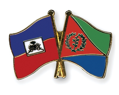 Fahnen Pins Haiti Eritrea