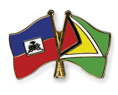 Fahnen Pins Haiti Guyana