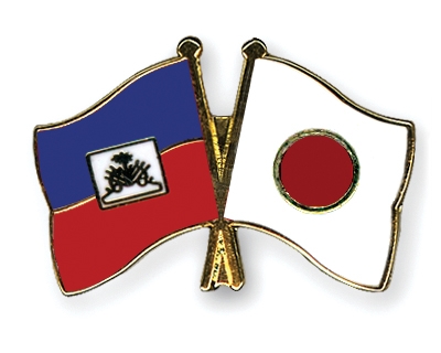 Fahnen Pins Haiti Japan