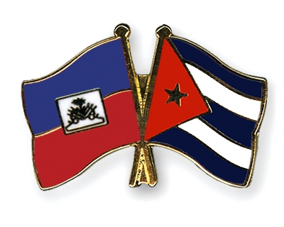 Fahnen Pins Haiti Kuba