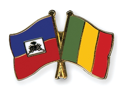 Fahnen Pins Haiti Mali