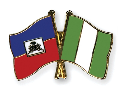 Fahnen Pins Haiti Nigeria