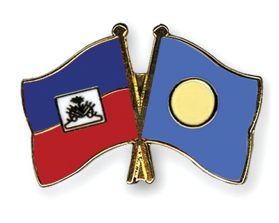 Fahnen Pins Haiti Palau