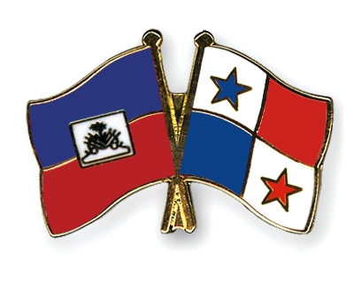 Fahnen Pins Haiti Panama