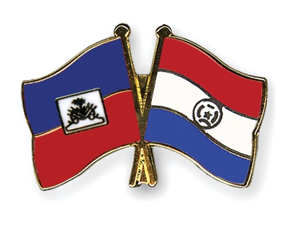 Fahnen Pins Haiti Paraguay