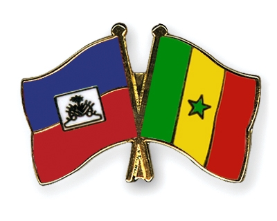 Fahnen Pins Haiti Senegal