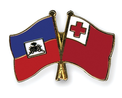 Fahnen Pins Haiti Tonga