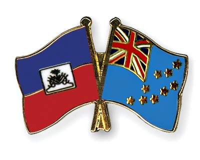 Fahnen Pins Haiti Tuvalu