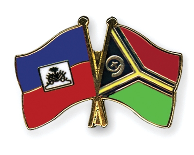 Fahnen Pins Haiti Vanuatu