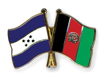 Fahnen Pins Honduras Afghanistan