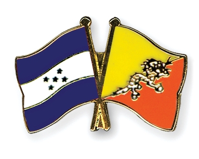 Fahnen Pins Honduras Bhutan