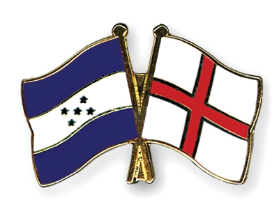 Fahnen Pins Honduras England