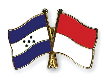 Fahnen Pins Honduras Indonesien