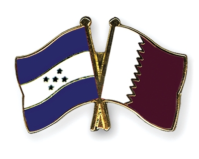 Fahnen Pins Honduras Katar