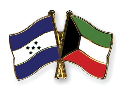 Fahnen Pins Honduras Kuwait