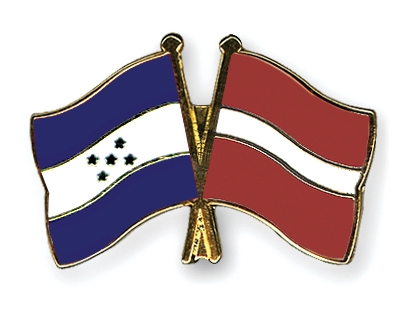 Fahnen Pins Honduras Lettland