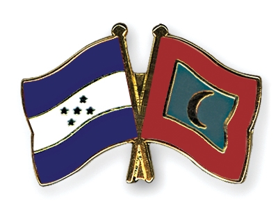 Fahnen Pins Honduras Malediven