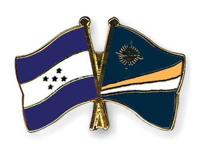 Fahnen Pins Honduras Marshallinseln